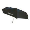 UVMINI - 42"arc, manual open, manual close mini umbrella with UV coating on underside, black only